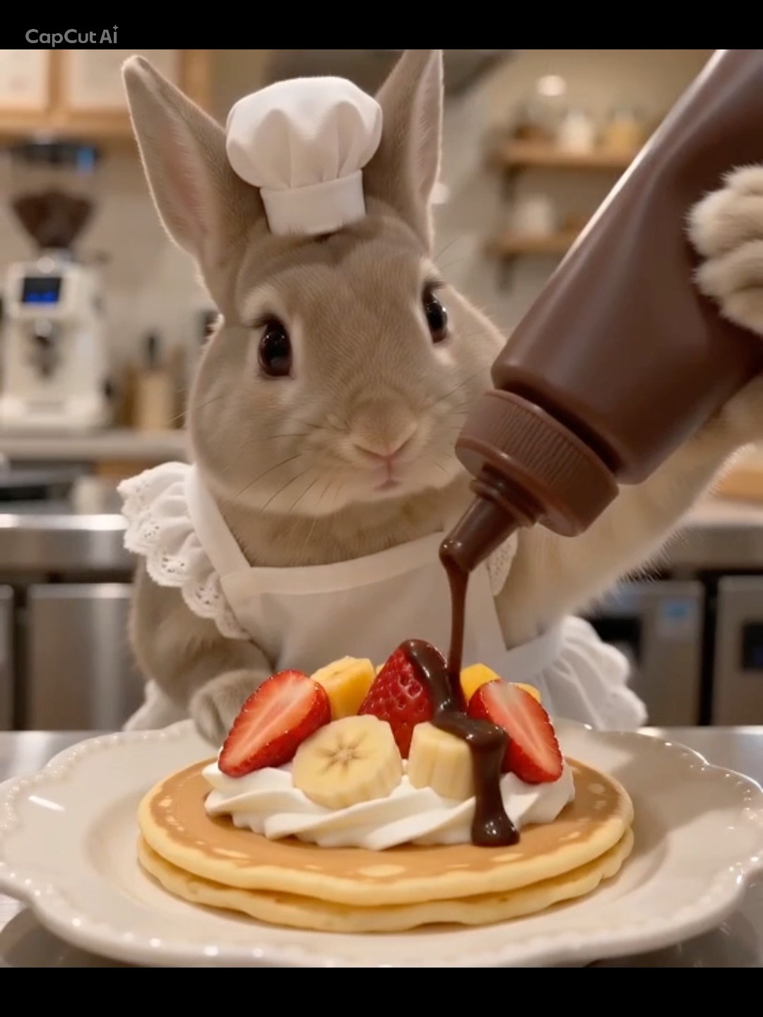 クレープ美味しそう😁✨ #うさぎ #rabbit - YouTube