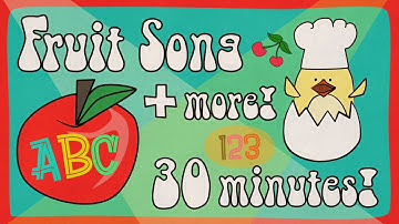 Fruit Song, Counting Songs + more | Kids Songs Compilation | The Singing Walrus