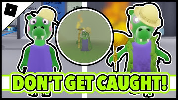 How to get the “DON’T GET CAUGHT!” BADGE + 2 CRISSY MORPHS in ACCURATE PIGGY RP! || ROBLOX