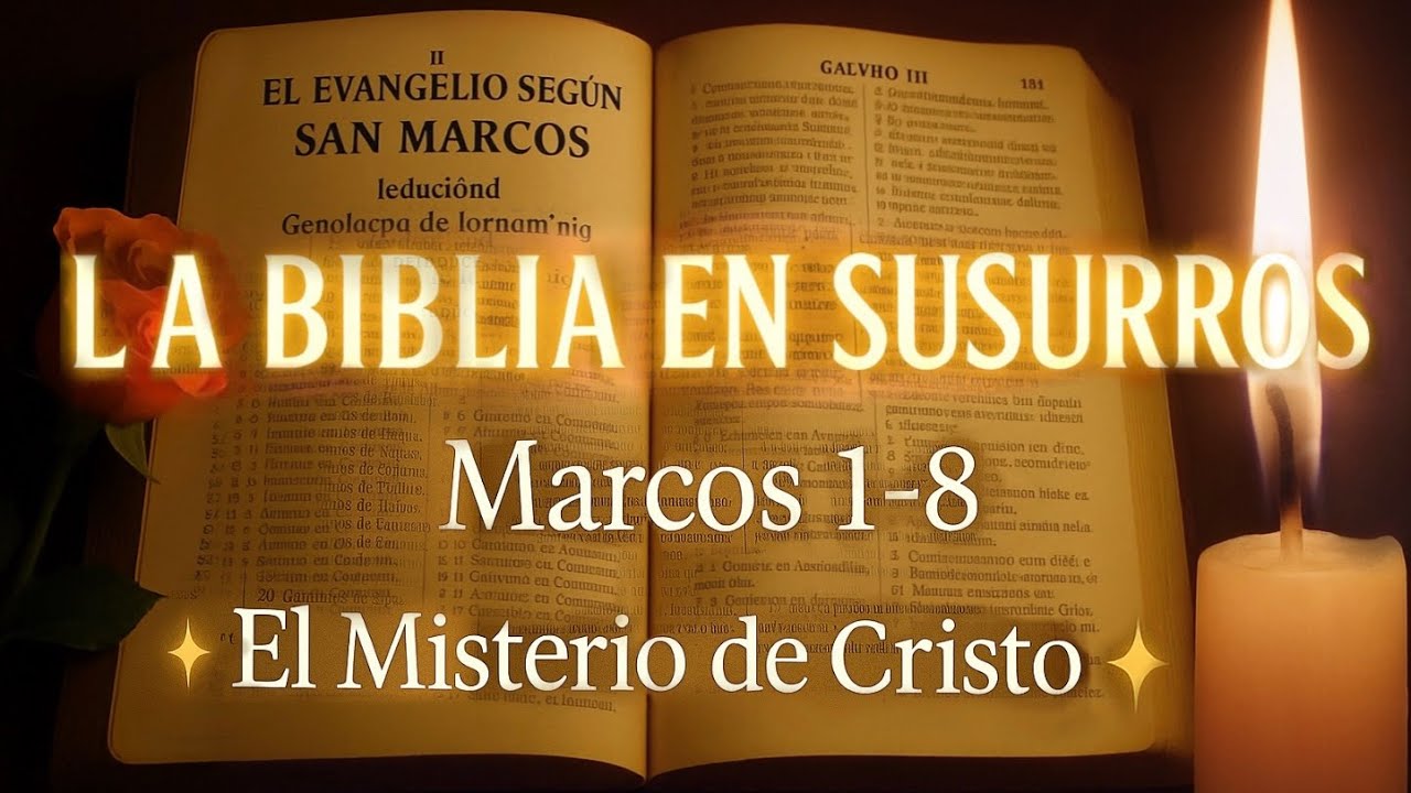 ASMR Duerme en Paz | Evangelio según San Marcos 1-8 ✨ Primera Parte