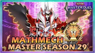 MATHMECH MASTER RANK IN SEASON 29 IN YUGIOH MASTER DUEL