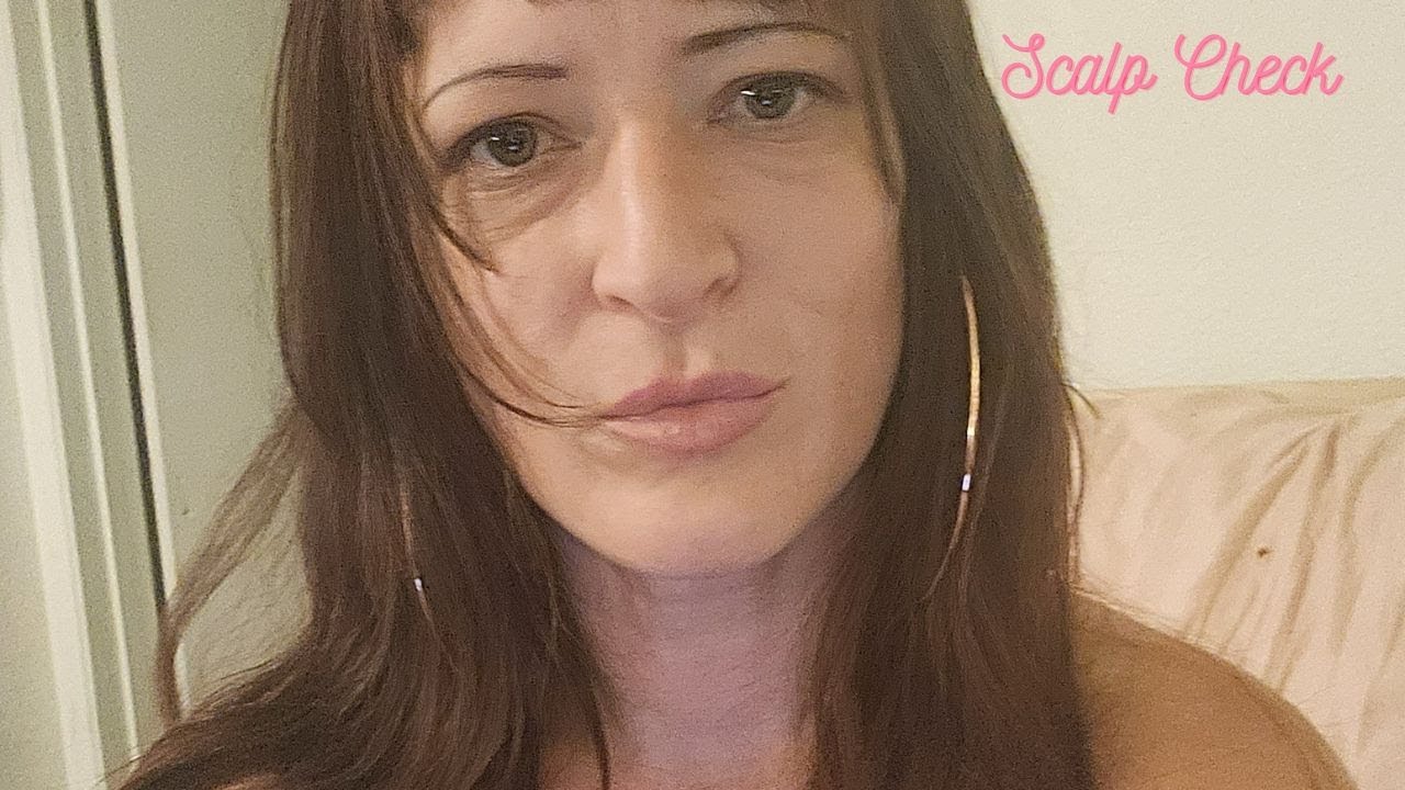 Проверка кожи головы Asmr