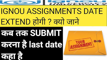 IGNOU assignment submission last date for TEE Dec 2021.