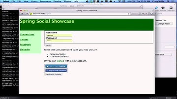 Booting up Spring Social