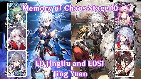 Stage 10 Jingliu and Jing Yuan 3🌟 | Memory of Chaos 1.5 | Honkai Star Rail