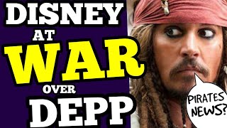 DISNEY at WAR over DEPP and NEW Pirates of the Caribbean! (rumor)