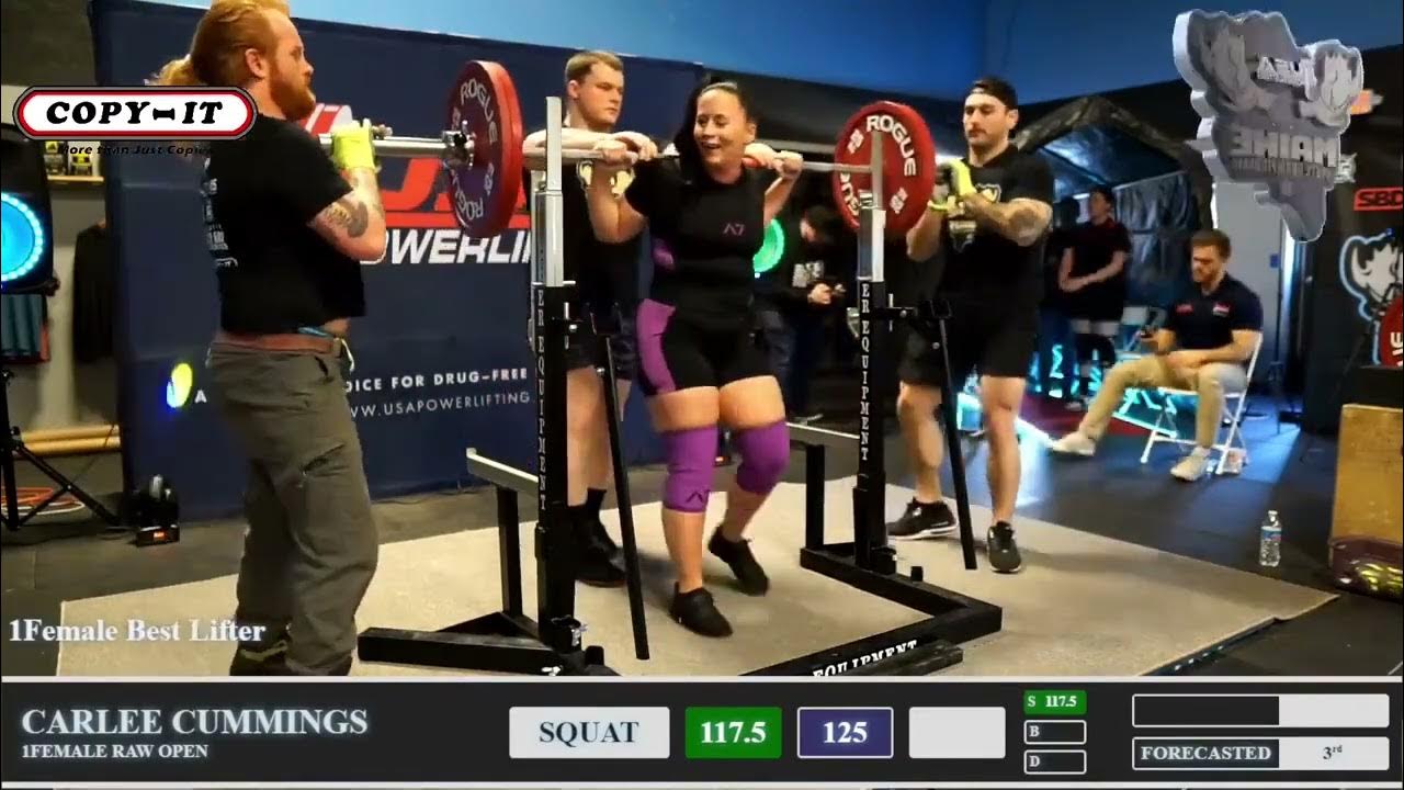 2022 USAPL Maine Powerlifting Championship Flight B YouTube