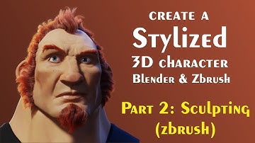 Tips for creating 3d Characters (Blender, Zbrush) Part 2 - Sculpting