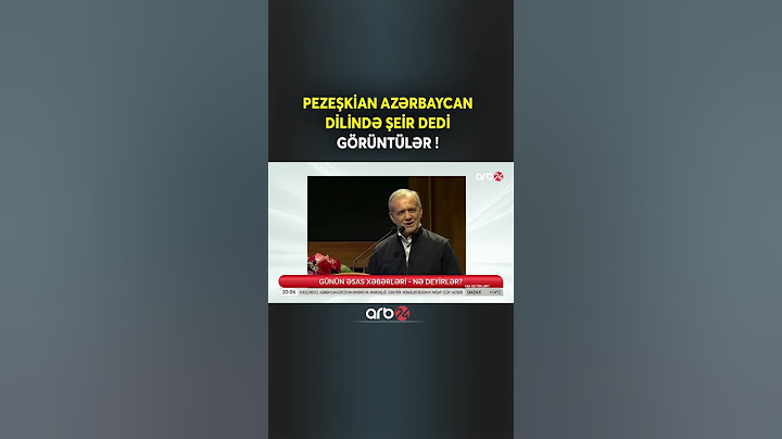 Pezeşkian Azərbaycan dilində şeir dedi