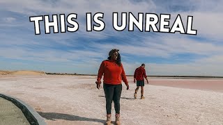 this is victoria's LARGEST saltwater lake |  Lake Tyrell Travel Victoria Australia