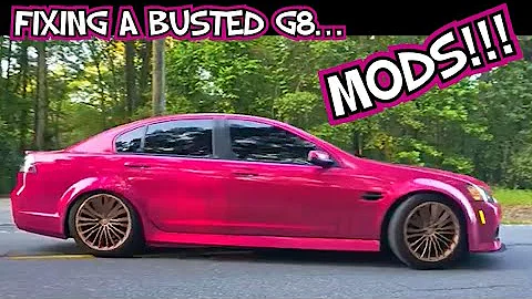 Pontiac G8 back to terrorizing the streets with repairs and new exhaust