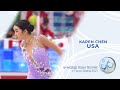 Karen Chen (USA) | Ladies Free Skating | ISU World Figure Skating Team Trophy