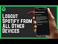 How to Logout Spotify from All Other Devices 2026 | Remove Someone from Your Spotify Account