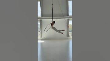 A little sunny spin #aerialhoop #aerial  #lyra #circus