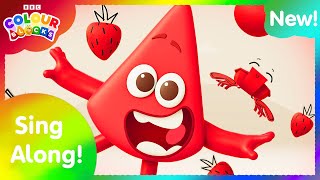 Red's Song Sing Along | Colour Songs for Kids | Kids Learn Colours |  @Colourblocks ​ Resimi