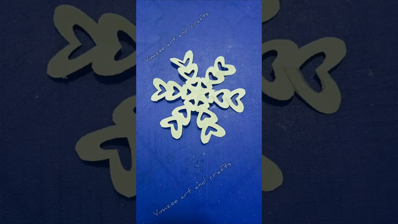 Diy paper heart decoration/