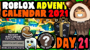 BAD CHRISTMAS GIFT! ROBLOX ADVENT CALENDAR 2021! DAY #21!