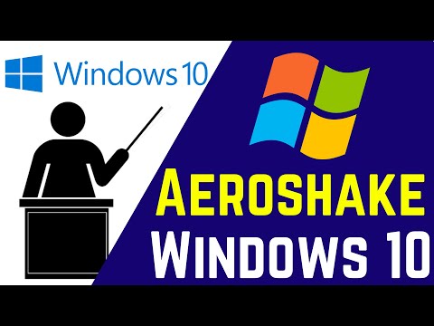How To Use Aero Shake In Windows 10 | Aero Shake Windows 10 Tips and Tricks