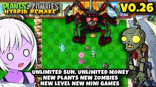 UPDATE‼️ Plants vs Zombies HYBRID REMAKE V0.26 MENU - Android APK screenshot 1