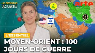 Moyen-Orient : 100 jours de guerre | Le dessous des cartes | L'essentiel - ARTE