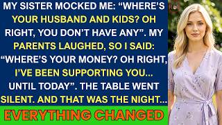 My Sister Mocked Me, Saying, Where's Your Husband and Kids Oh Right, You Don't Have Any—And…