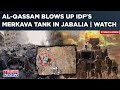 Al-Qassam Hamas Meledakkan Tank Merkava IDF dalam Serangan Jabalia di Gaza| Tonton Video Penuh Aksi