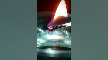 Object Close Up - Matchstick vs Water #asmr #closeup #macro #Burning #matchstick #shorts #shortfeed