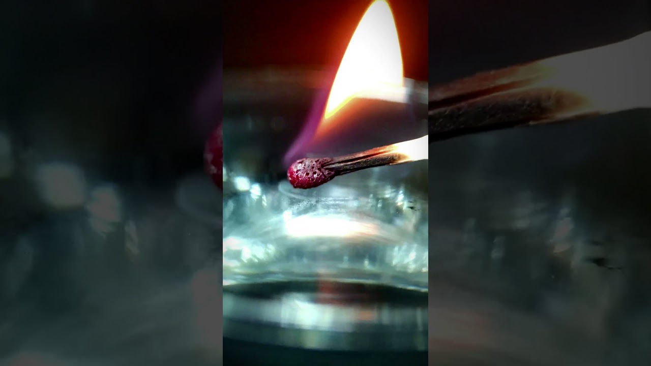 Object Close Up - Matchstick vs Water 