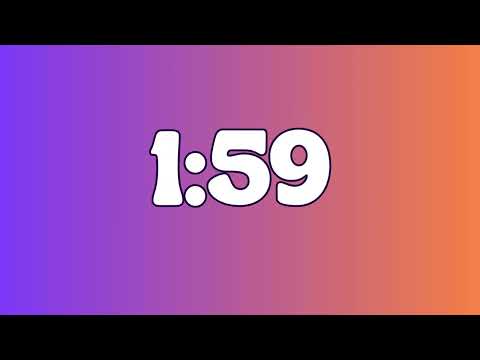 Silent 2 Minute Countdown Timer ⏳ | Fireworks Celebration at the End 🎇 | Lo-Fi Aesthetic