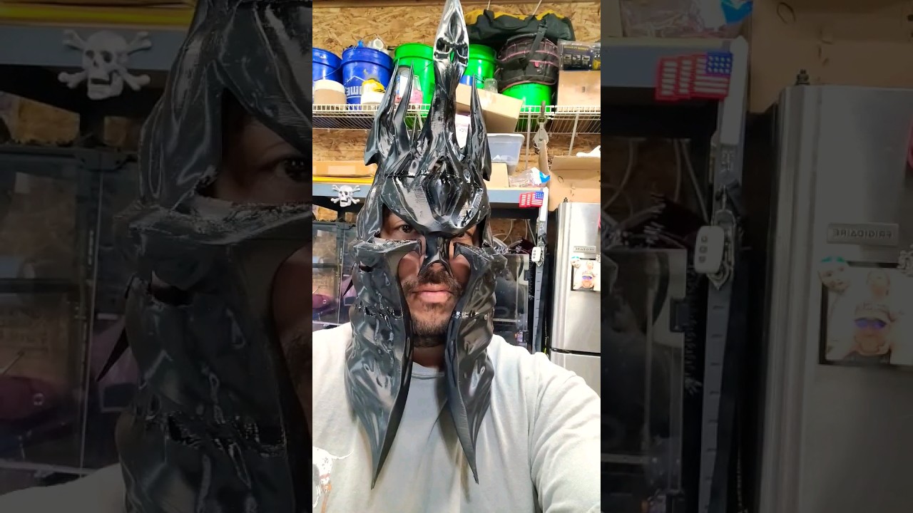 3d printed Lich King Helmet