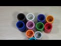 Oddly Satisfying Colourful Reverse ASMR Video