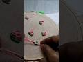 #diycrafts #diy #viral #embroidery #easy #flowers #howtomakewoolenflower #art