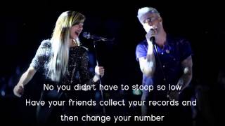 Christina Grimmie & Adam Levine - Somebody That I Used To Know (Lyrics)