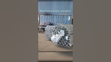 real time video of aluminum profile extrusion production#factory #AluminumAlloy #AluminumExtrusion