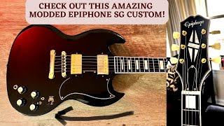 2021 Epiphone SG Custom - Amazing Guitar With A Cool Mod!  Check It Out!