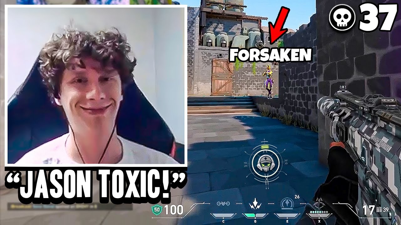 PRX SOMETHING PUNISHES FORSAKEN AND XCCURATE FOR BEING TOXIC & TEA BAGGING IN RANKED!! | VALORANT