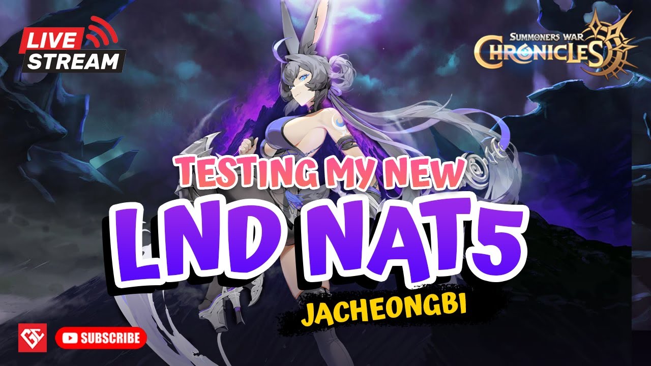 🔴 TESTING MY NEW LND NAT5 DARK MARTIAL RABBIT (JACHEONGBI) SUMMONERS ...