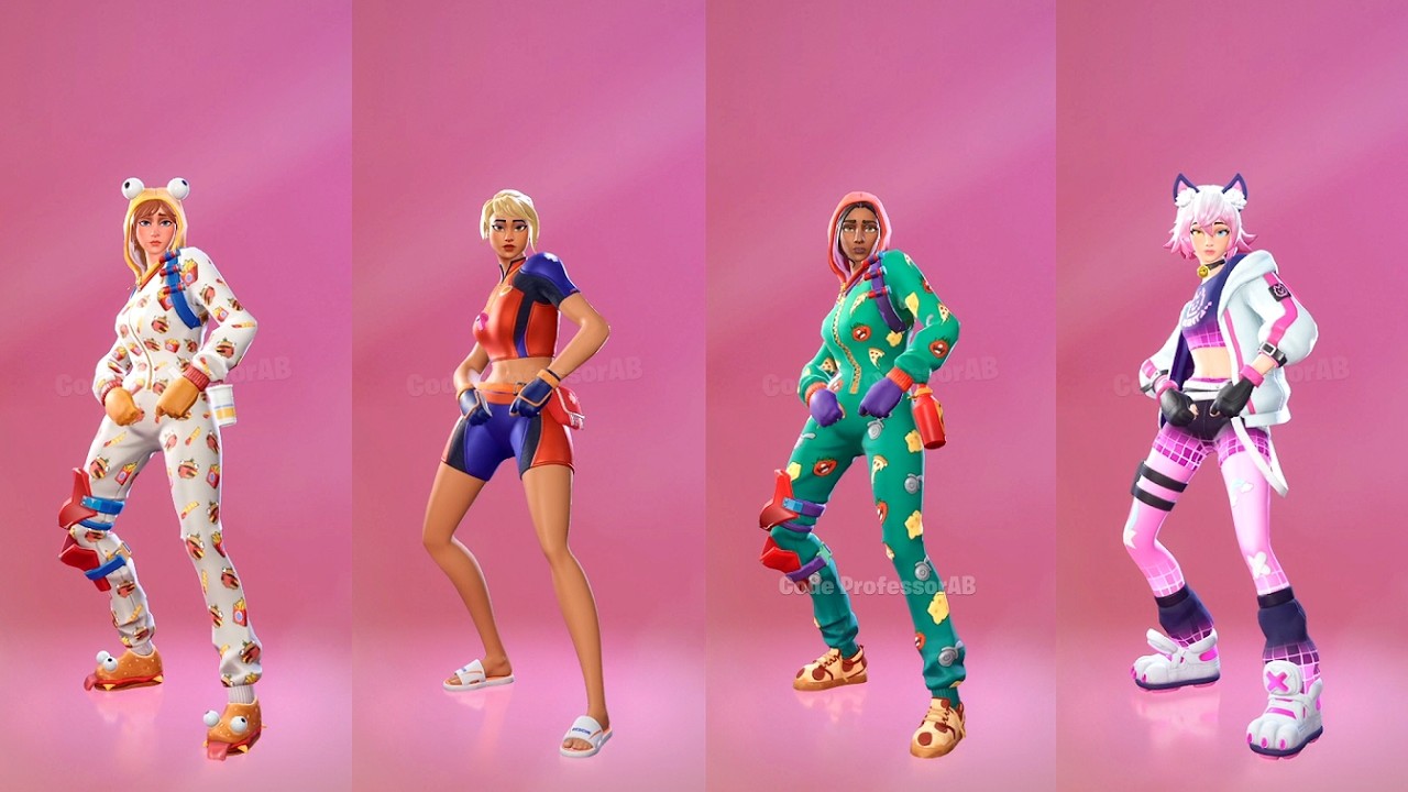 Fortnite Malamente Emote With Onsie Tide Strider Cartin Glitch Skin Thicc 🍑😜😍 Who Won ?