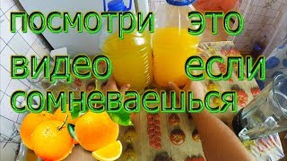 9 литров сока из 4 апельсинов в домашних условиях