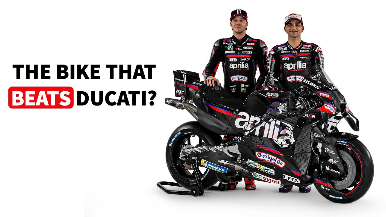 Aprilia reveal their 2026 MotoGP bike - Can it beat Ducati?