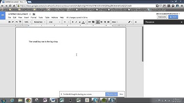 Thesaurus Google Add On