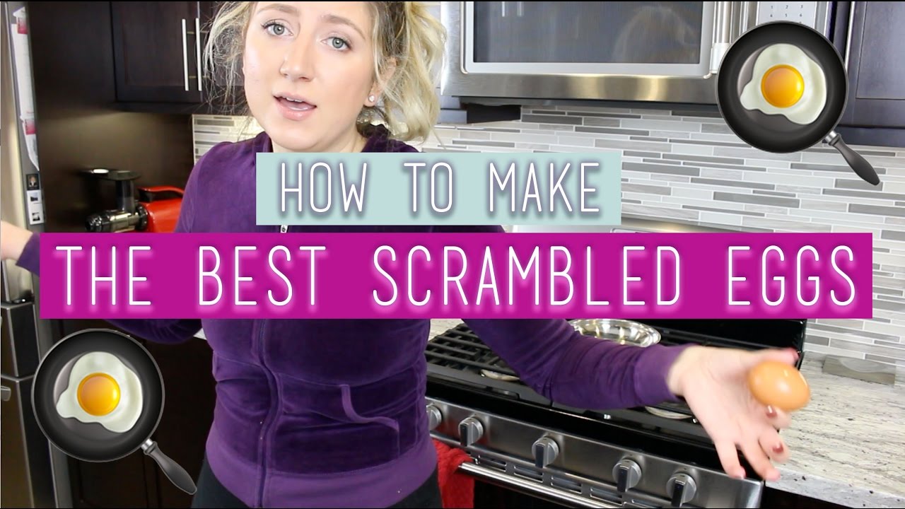 The BEST SCRAMBLED EGGS - STEP BY STEP - YouTube
