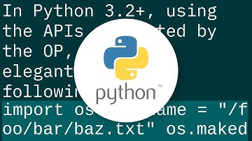 Automatically creating directories with file output