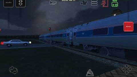 Four steam engines working together to pull the passenger train in night