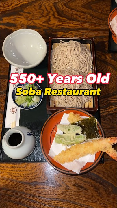 550 Years Old Soba Restaurant in Japan