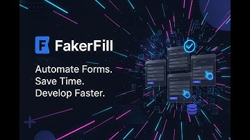 FakerFill — Instantly Fill Forms with Fake Data | Chrome Extension Demo