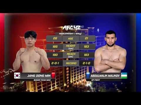 AFC42 Match 3: Jang Dong-min vs. Abdumalik Malikov