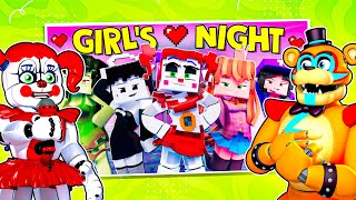 Circus Baby and Glamrock Freddy REACT to GIRL'S NIGHT SLEEPOVER!  EnchantedMob Animation