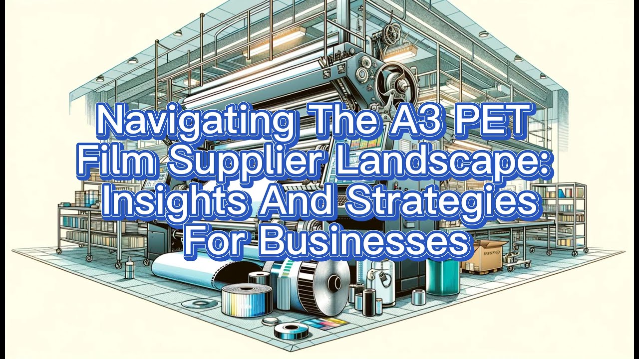 Navigating The A3 PET Film Supplier Landscape: Insights And Strategies For Businesses, China