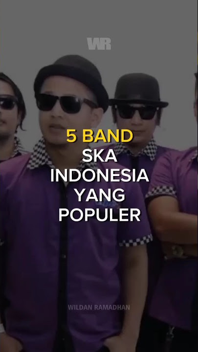 5 Band SKA Indonesia yang populer (part 1) #musik #viral #videoshorts #musisi #musisiindonesia